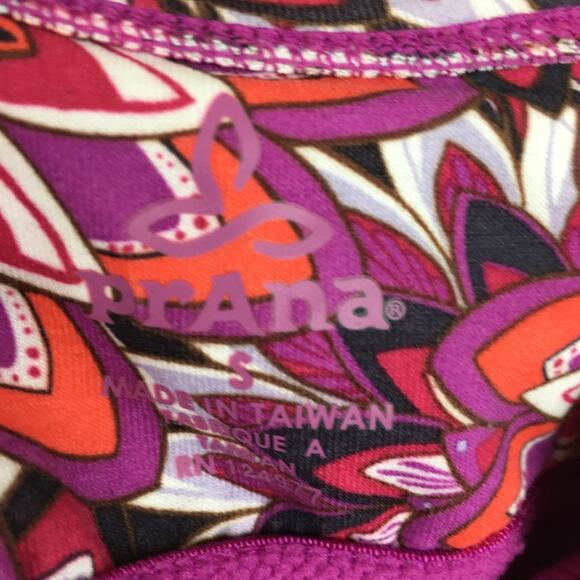 Prana Magenta & Orange Patterned Athletic Dress Sm - Picture 5 of 7
